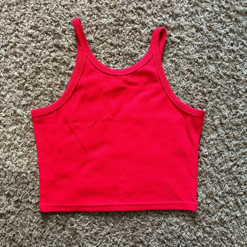 Forever 21 | Red Ribbed Tank Top - Picture 2 of 3